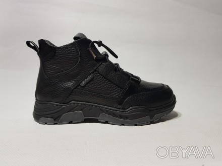 Чёрные ботинки на шнуркахПроизводитель: GARSTUK. . фото 1