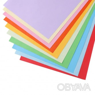 Разноцветная бумага отлично подходит для обработки, окраски и проектирования мод. . фото 1
