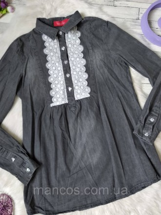 Рубашка туника Faberlic на девочку серая с кружевом
в идеальном состоянии
Размер. . фото 3