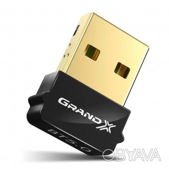 Bluetooth-адаптер Grand-X BT50G, aptX, RTL8761B, V5.0, Low Energy 
 
Отправка да. . фото 1