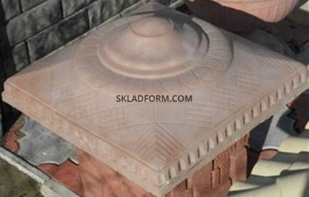 Форма крышки столба Джихад 5
размер 45х45 см

высота: 18 см

материал: стек. . фото 3