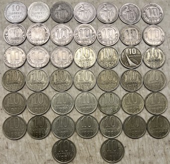 Набор монет СССР с 1926 по 1991 без повторов (продажа одним лотом)
1 копейка
1. . фото 6