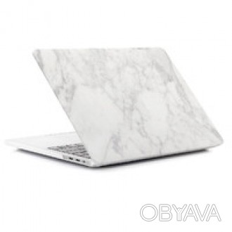 Пластиковый чехол iLoungeMax Marble для MacBook Pro 13" (M1 | 2020 | 2019 | 2018. . фото 1