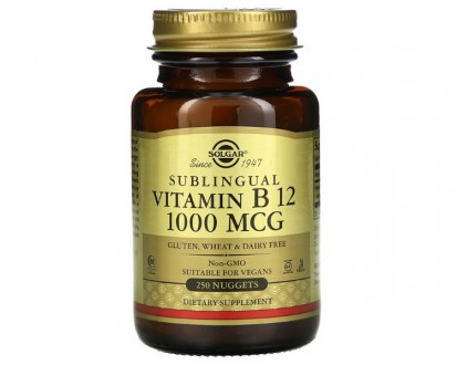 Витамин Б12 (Метилкобаламин) Солгар Solgar Sublingual Vitamin B-12 1000 mcg
✅Тол. . фото 3