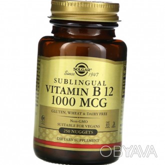 Витамин Б12 (Метилкобаламин) Солгар Solgar Sublingual Vitamin B-12 1000 mcg
✅Тол. . фото 1
