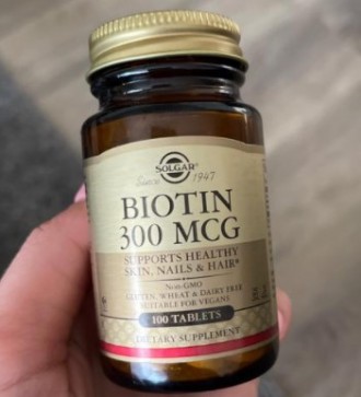 Биотин Солгар Solgar Biotin 300 mcg 100 таб
✅Только оригинальная продукция, отпр. . фото 2