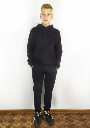 Теплая зимняя толстовка черного цвета с капюшоном на флисе S, M, L, XL, XXL. Харьков. фото 1 Теплая зимняя толстовка черного цвета с капюшоном на флисе S, M, L, XL, XXL. Харьков. фото 1