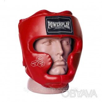 Боксерский шлем тренировочный PowerPlay 3043 Красный XL
Назначение: шлем предназ. . фото 1