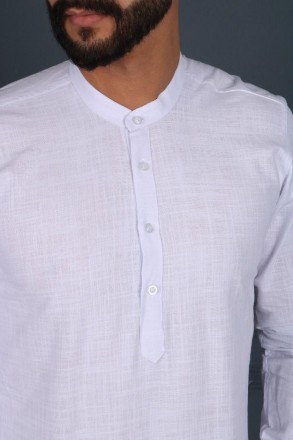 Рубашка пр-во Турция 100%хлопок (выглядит как лён)
Размеры S,M,L,XL,XXL цвета че. . фото 4