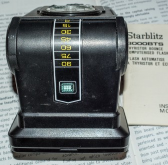 Фотовспышка автоматическая Starblitz 3000BTS с поворотной головкой. В исправном . . фото 5