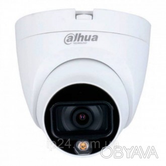 
	Кольорова вулична HDCVI відеокамера DH-HAC-HDW1209TLQP-LED (3.6 мм) для систем. . фото 1