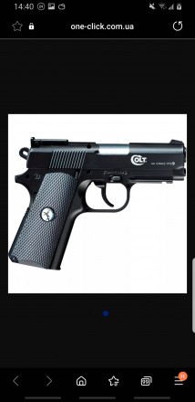 Umarex Colt Defender - це пневматичний пістолет, заснований на газобалонної авто. . фото 3