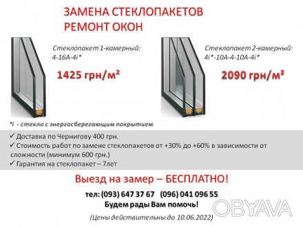 Замена стеклопакетов, ремонт окон, остекление, замена фурнитуры, монтаж