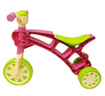 Трехколёсный велосипед без педалей. Малышу нужно просто отталкиваться от пола но. . фото 2