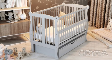Ексклюзивна модель дитячого ліжечка Грація - вибір люблячих батьків для свого ма. . фото 1