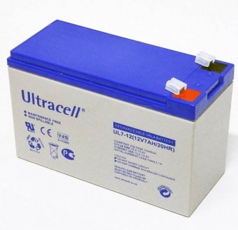 Акумулятор 7 Ач Ultracell GEL. Черновцы. фото 1 Акумулятор 7 Ач Ultracell GEL. Черновцы. фото 1