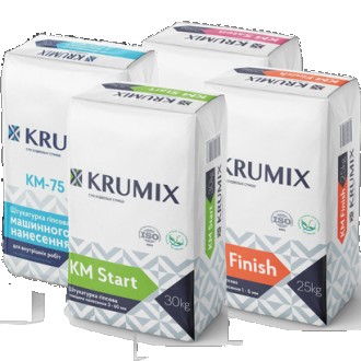 Штукатурка гіпсова Krumix Universal 30 кг
Штукатурка Krumix Universal – ц. . фото 3