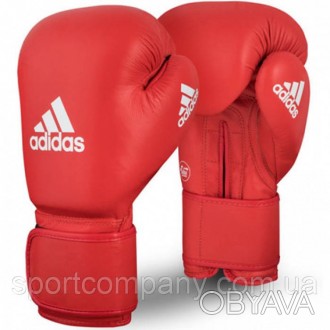 Соревновательные боксерские перчатки Adidas AIBA Amateur Competition Gloves. Офи. . фото 1