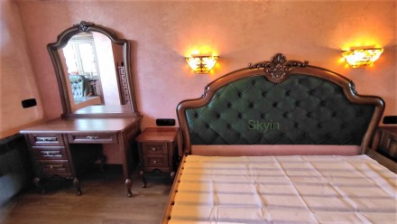 Предлагаем шикарную дубовую кровать Венециано с резьбой и каретной стяжкой из ма. . фото 13