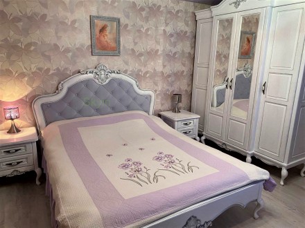 Предлагаем шикарную дубовую кровать Венециано с резьбой и каретной стяжкой из ма. . фото 10