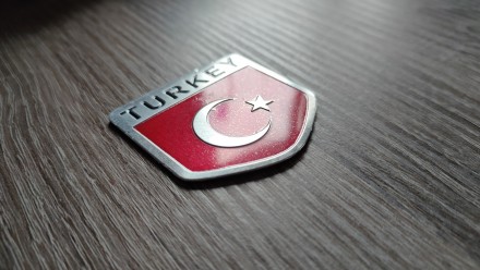Наклейка алюминиевая флаг Турции
При выборе флага указывайте номер флага № 9

. . фото 7