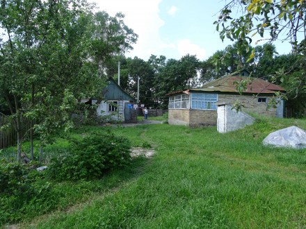 Продам старый дом в селе на большом ровном участке. Тихая зеленая улица, от кали. . фото 4