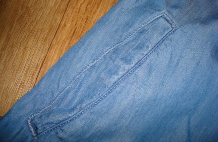 Легкий сарафан из мягкого струящейся джинсовой ткани Lyocell, впереди застегивае. . фото 9