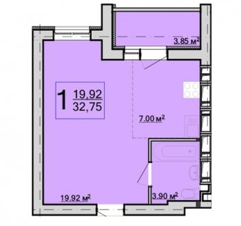 Продам дешевую однокомнатную в ЖК Птичка. Харьков. фото 1 Продам дешевую однокомнатную в ЖК Птичка. Харьков. фото 1