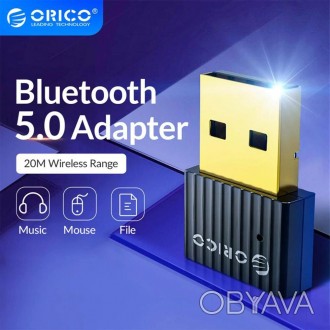 Orico BTA-508 — это компактный bluetooth адаптер версии 5.0. Он необходим . . фото 1