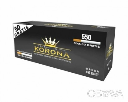 Гильзы для набивки табака Korona 550

Характеристики:
- упаковка 550 шт.
- р. . фото 1
