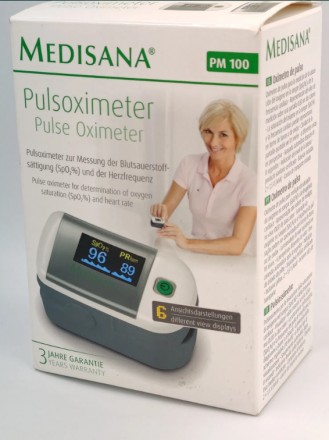 Цифровой пульсоксиметр Medisana pm 100 марка: medisana модель: pm 100 происхожде. . фото 2