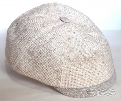 Стильная летняя кепка восьмиклинка хулиганка, очень удобная, ткань мягкий лен. Х. . фото 1