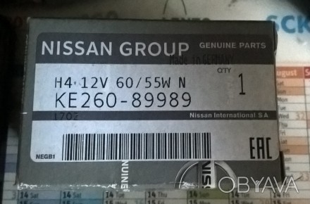 Предлагаю новую лампу галогенную H4 12V 60/55W оригинал NISSAN. . фото 1