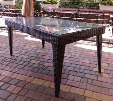 Ротанговий стіл для дружньої компанії, для великої сім’ї – HERMES Maxi. Він виго. . фото 3