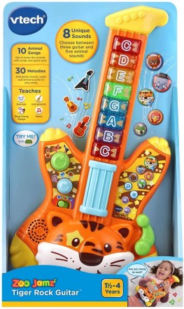 Детская развивающая музыкальная игрушка гитара Тигренок Тигр VTech Zoo Jamz Tige. Киев. фото 1 Детская развивающая музыкальная игрушка гитара Тигренок Тигр VTech Zoo Jamz Tige. Киев. фото 1