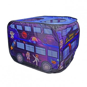 Палатка детская "Космический автобус" арт. HF 095 E
Палатка красочно декорирован. . фото 3