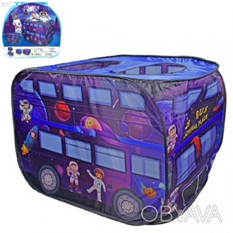 Палатка детская "Космический автобус" арт. HF 095 E
Палатка красочно декорирован. . фото 1