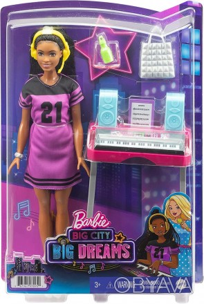 
 Барби поющая кукла Бруклин Barbie Big City Big Dreams Singing Brooklyn Roberts. . фото 1