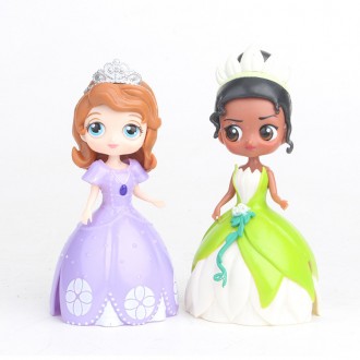 Набор кукол 6 шт "Принцессы Диснея" и комплект платьев 18 шт - Princesses Disney. . фото 4