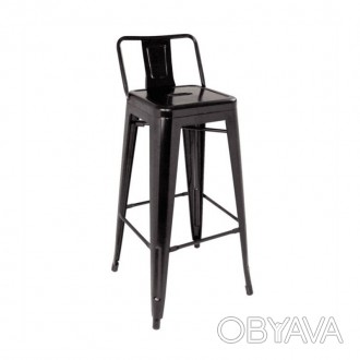 Барный стул высокий, не поворачивается, материал металл крашенный с предваритель. . фото 1