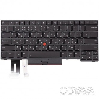 
Клавіатура для ноутбука LENOVO Thinkpad E480, L480 чорний, чорний фрейм
Особлив. . фото 1