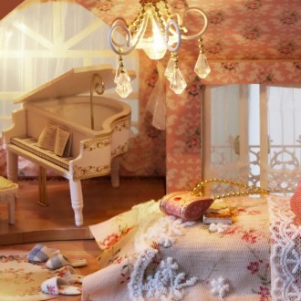 3D Конструктор, румбокс Cute Room A-033-B "Princess Cottage" Кукольный дом 
Конс. . фото 4