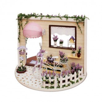 Кукольный дом DIY Cute Room I-001 "Sky Garden" деревянный конструктор для девоче. . фото 2