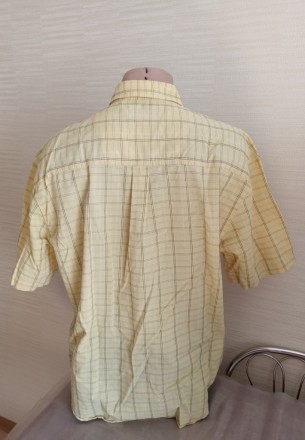 Красивая легкая стильная мужская рубашка с коротким рукавом, застегивается на пу. . фото 5
