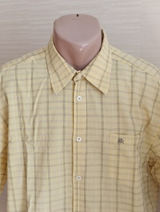 Красивая легкая стильная мужская рубашка с коротким рукавом, застегивается на пу. . фото 4