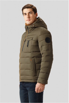 Легкая мужская зимняя куртка Finn Flare привлекает внимание своим удобным прямым. . фото 5