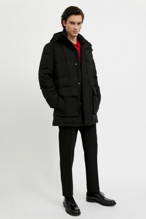 Мужская зимняя куртка от финского бренда Finn Flare. Изготовлена из ткани с водо. . фото 3