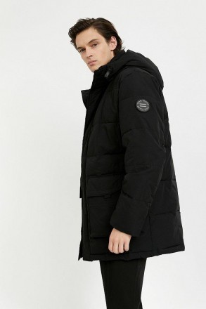 Мужская зимняя куртка от финского бренда Finn Flare. Изготовлена из ткани с водо. . фото 5