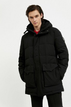 Мужская зимняя куртка от финского бренда Finn Flare. Изготовлена из ткани с водо. . фото 2