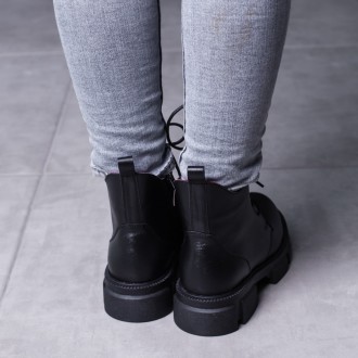 Женские ботинки черные Funneigh 3446 Ботинки женские выполнены из натуральной ко. . фото 5